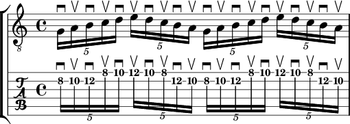 16th note quintuplets